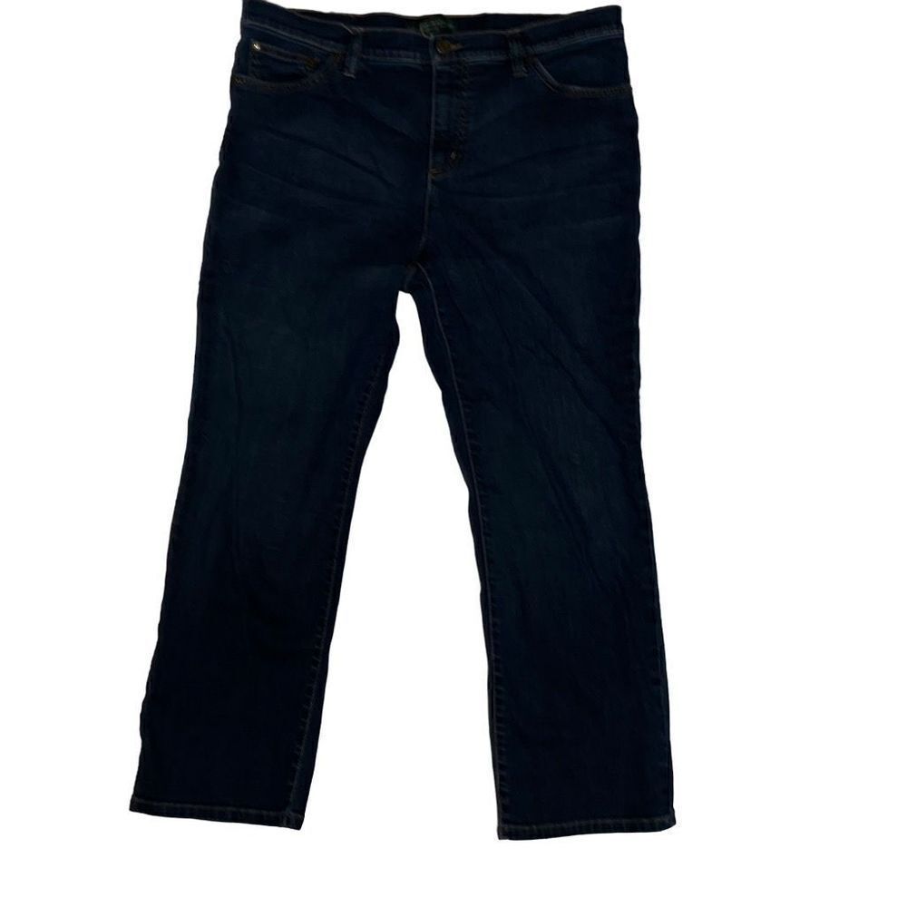 Lauren Jeans Company bootcut blue jeans 14P‎